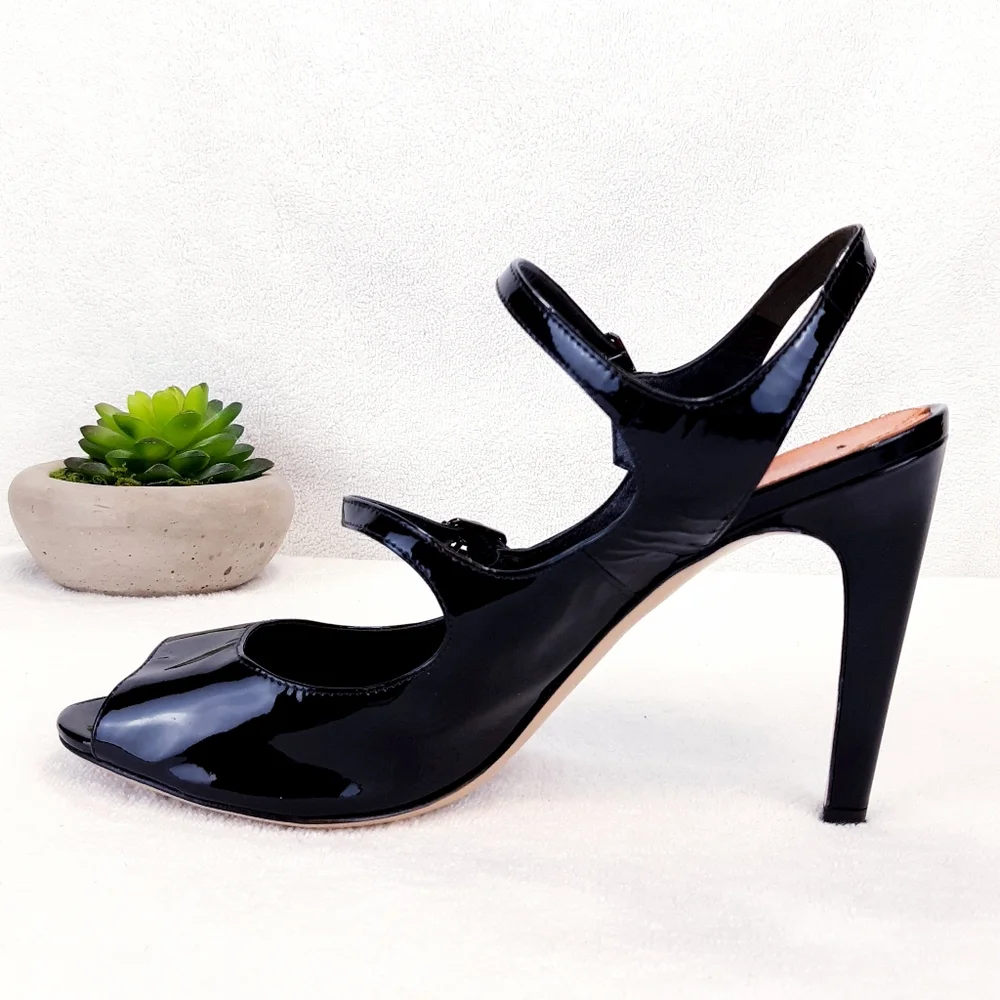 VIA SPIGA ROSEANNE PEEP TOE PUMPS - Picture 4 of 16